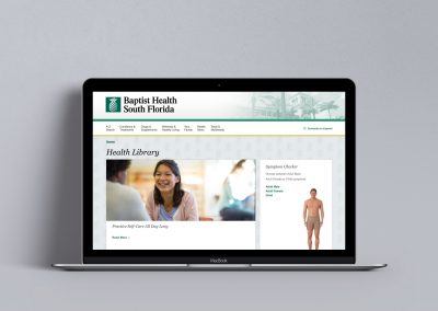 Baptist Health: Consumer Health Library Website
