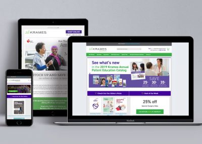 Krames Patient Engagement: Store Website & Emails