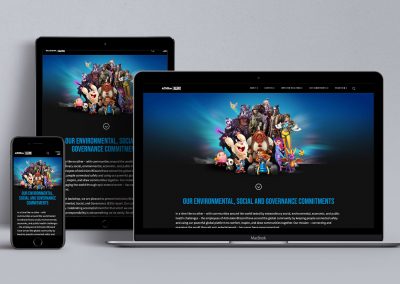 Activision Blizzard: Commitments Website
